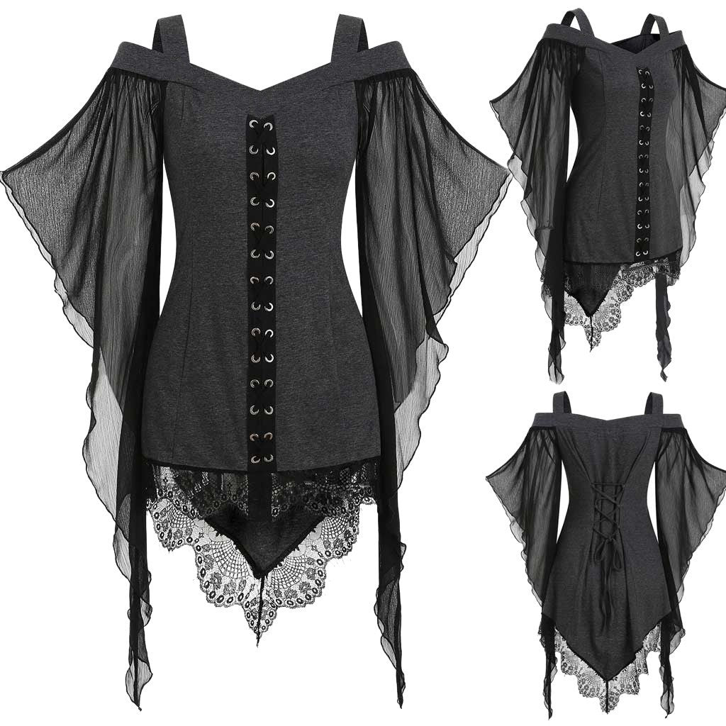 Fashion Irregular Gothic Tops