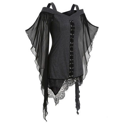 Fashion Irregular Gothic Tops