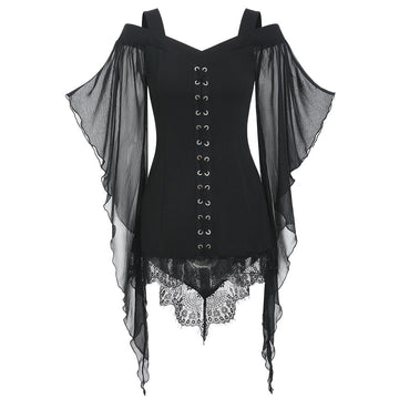 Fashion Irregular Gothic Tops