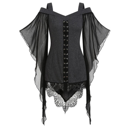 Fashion Irregular Gothic Tops