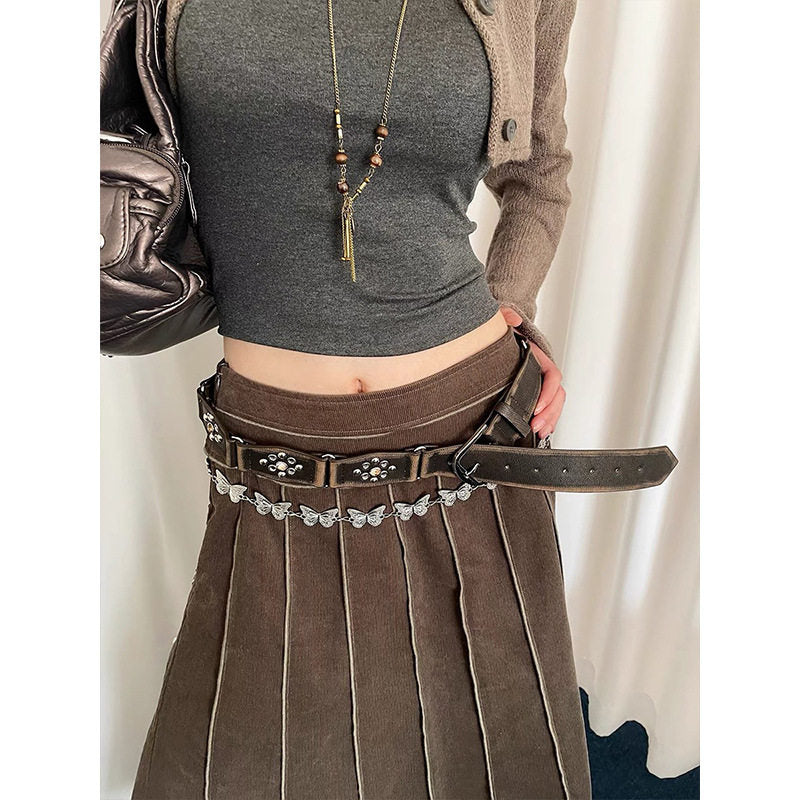 Bohemian Braided Belt For Women With Dresses Jeans
