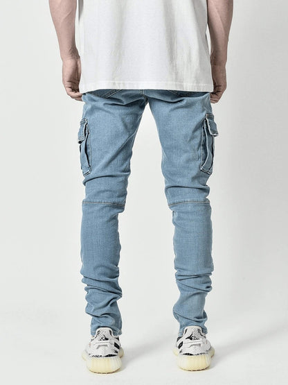 Casual Side Pockets Men Jeans