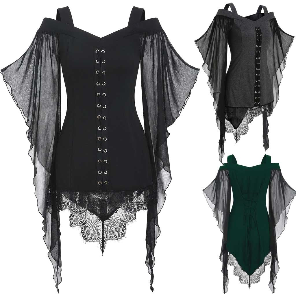 Fashion Irregular Gothic Tops