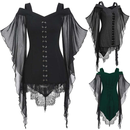 Fashion Irregular Gothic Tops