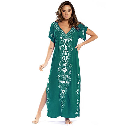 Casual Embroidery Summer Bikini Dresses