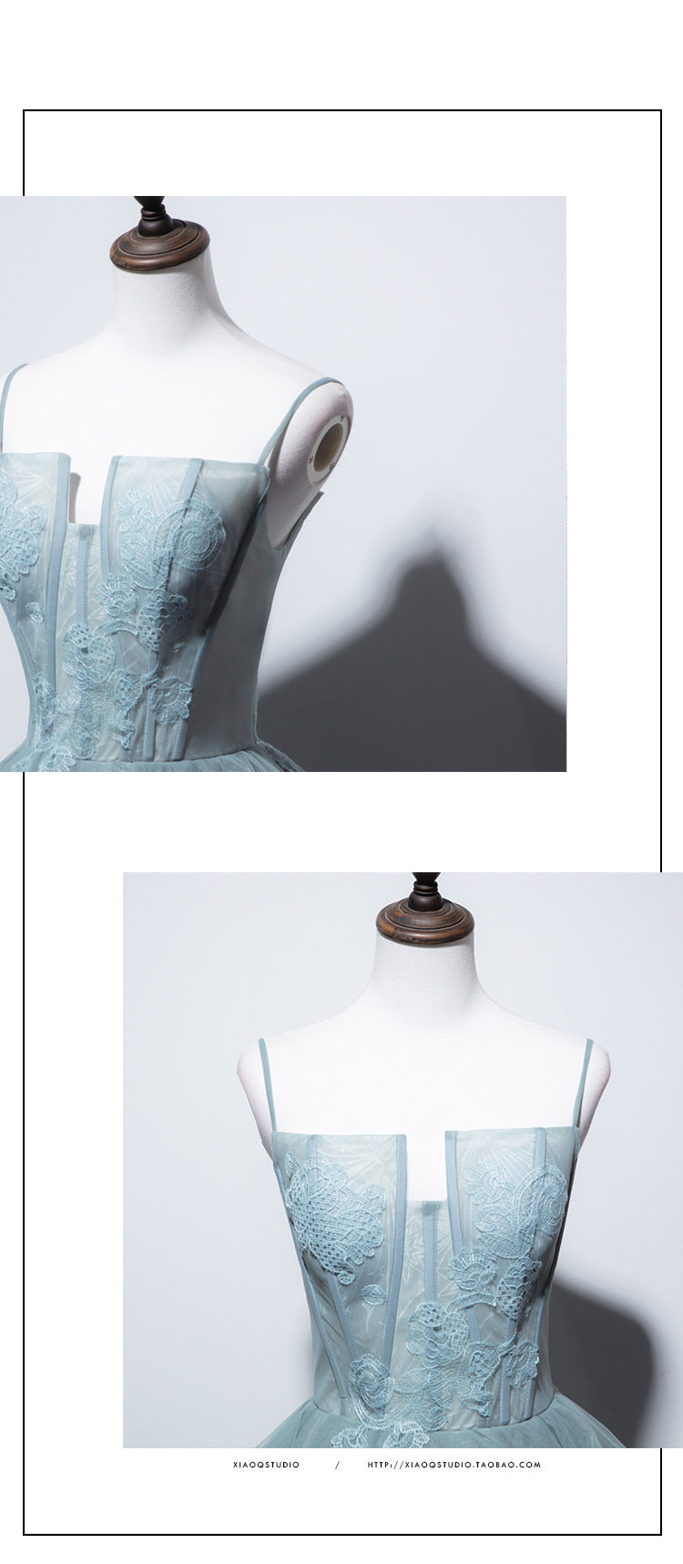 Light Green Strapless Ball Gown Party Dresses