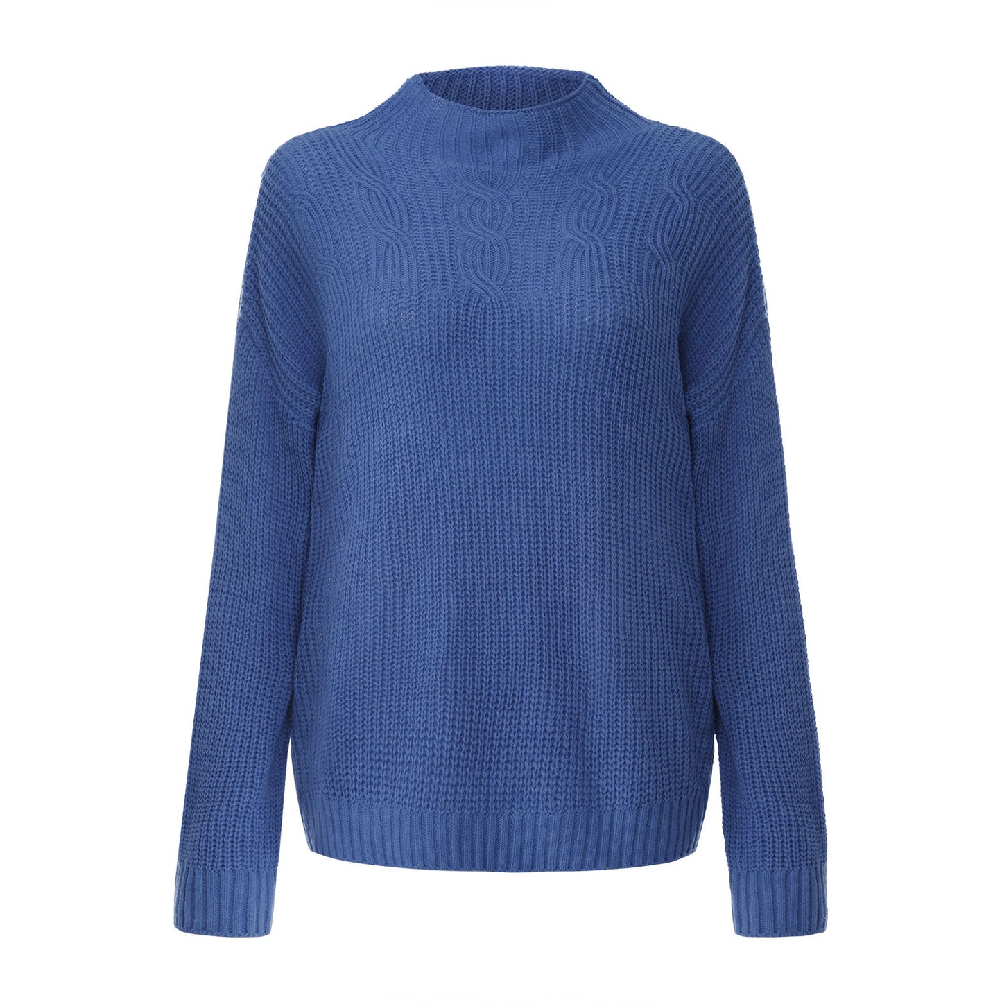 Fashion Women Knitted High Neck Sweaters
