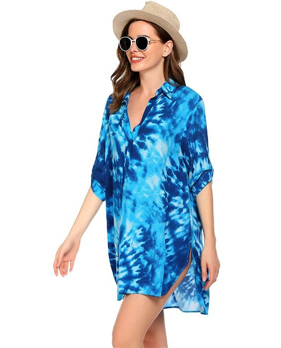 Summer Beach Chiffon Bikini Shirts