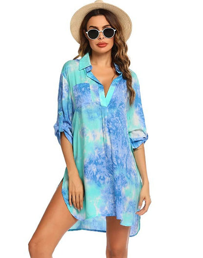 Summer Beach Chiffon Bikini Shirts