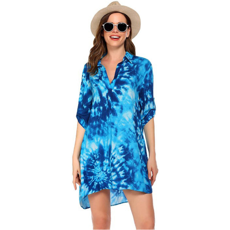 Summer Beach Chiffon Bikini Shirts