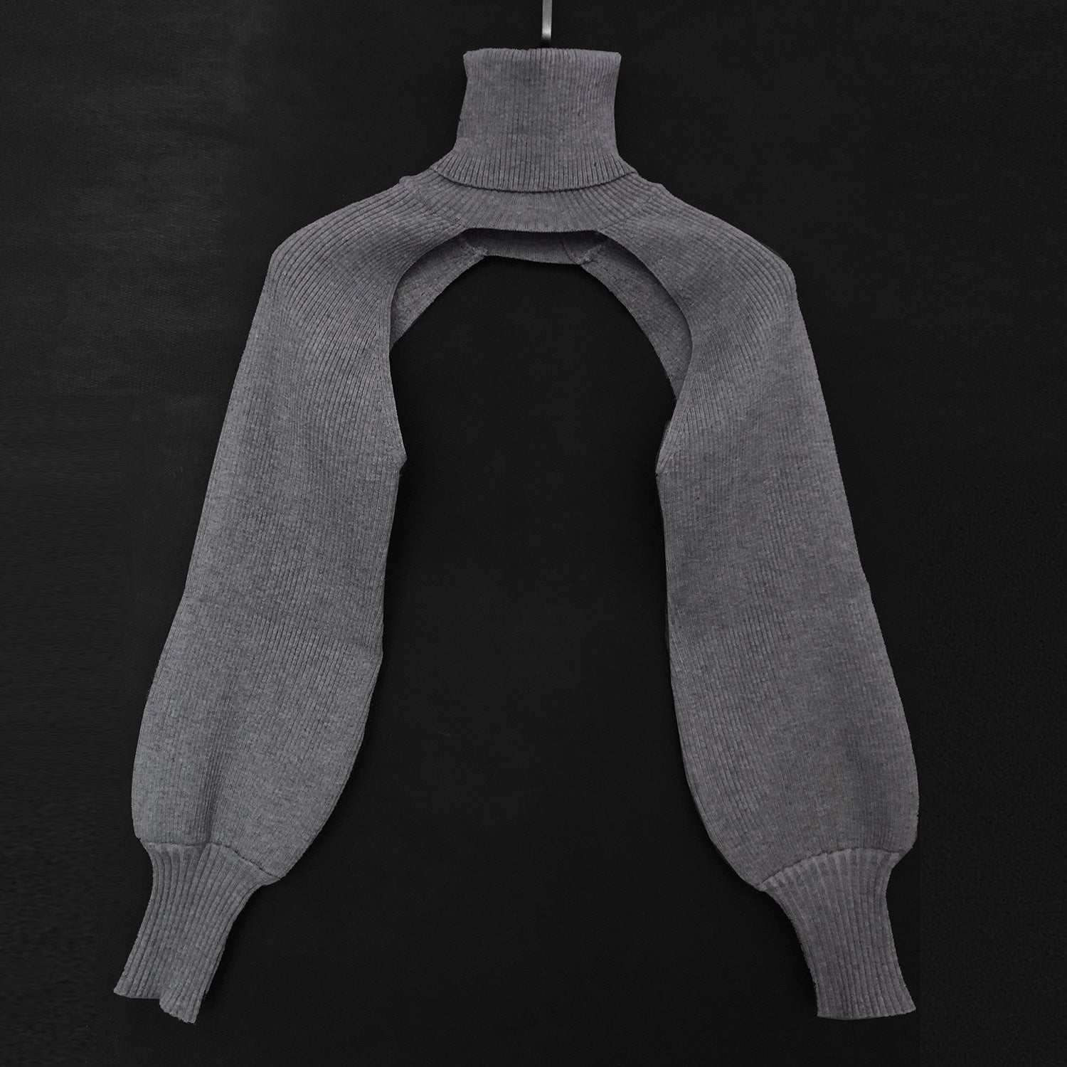 Fashion High Neck Knitted Designed Sweaters