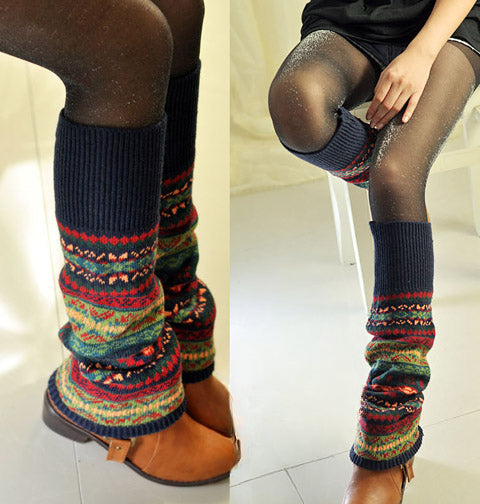 Winter Warm Knitted Knee Length Socks