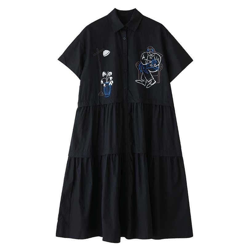 V Neck Batwing Sleeve Wrap Dress