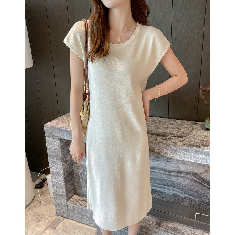 Relaxed Fit Solid Color Dress