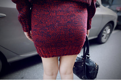 Sexy Knitted Two Pieces  Sheath Dresses