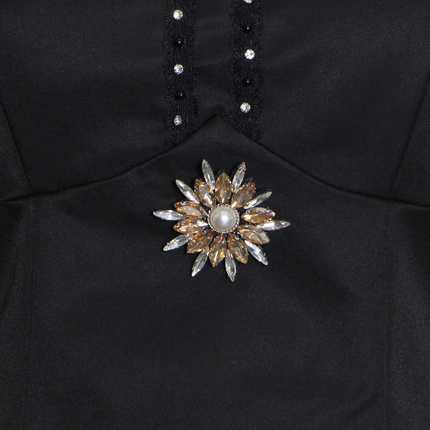 Strapless Hollow Bowknot Slim Short Temperament Dress Bud Skirt