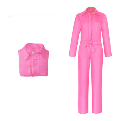 Barbie 2023 Film Cheering Squad Cosplay Costume Jumpsuits 6485