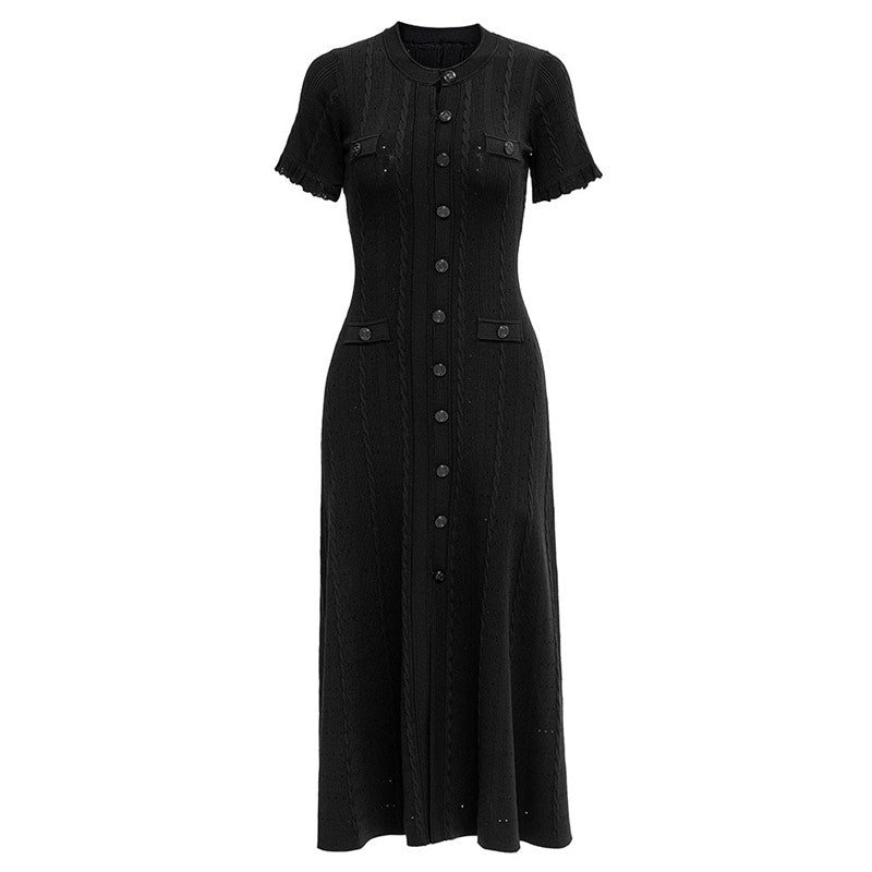 Short Sleeve Knit Dress