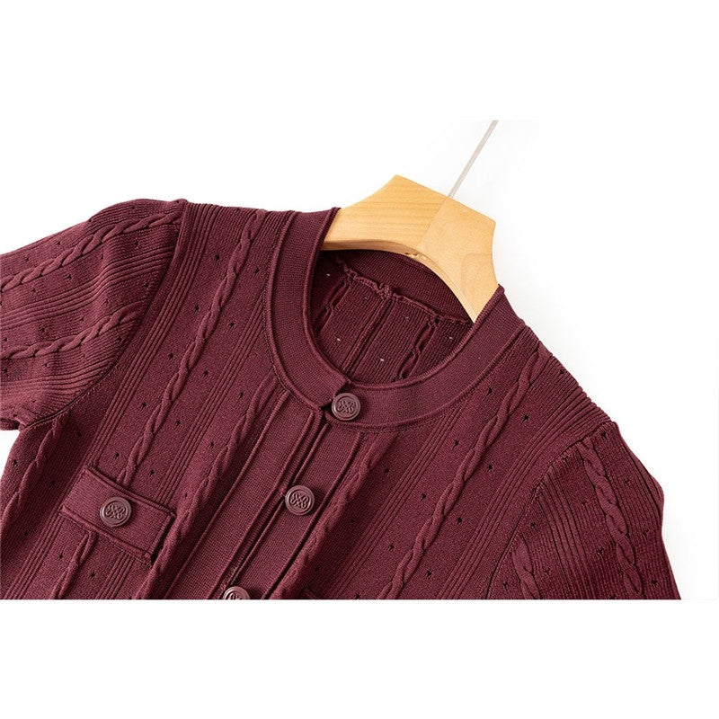 Short Sleeve Knit Dress