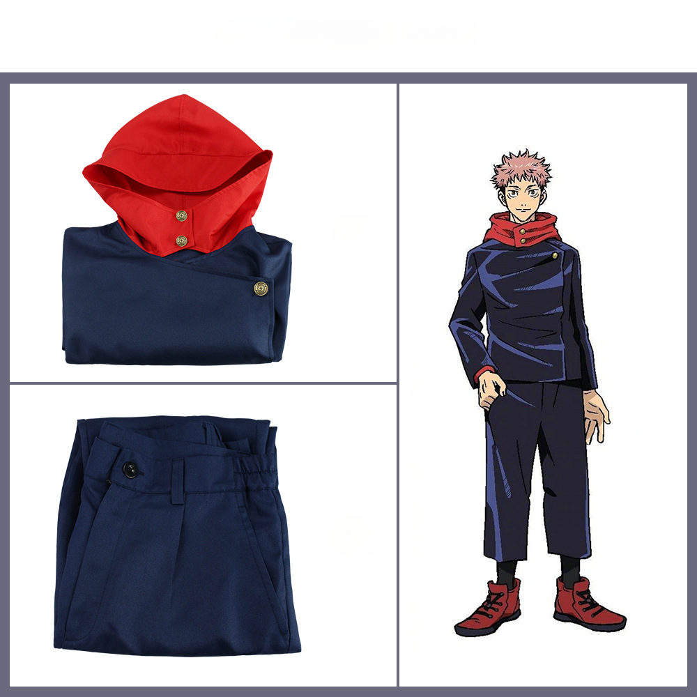 Jujutsu Kaisen Itadori Yuji Cosplay Costume Set 3023