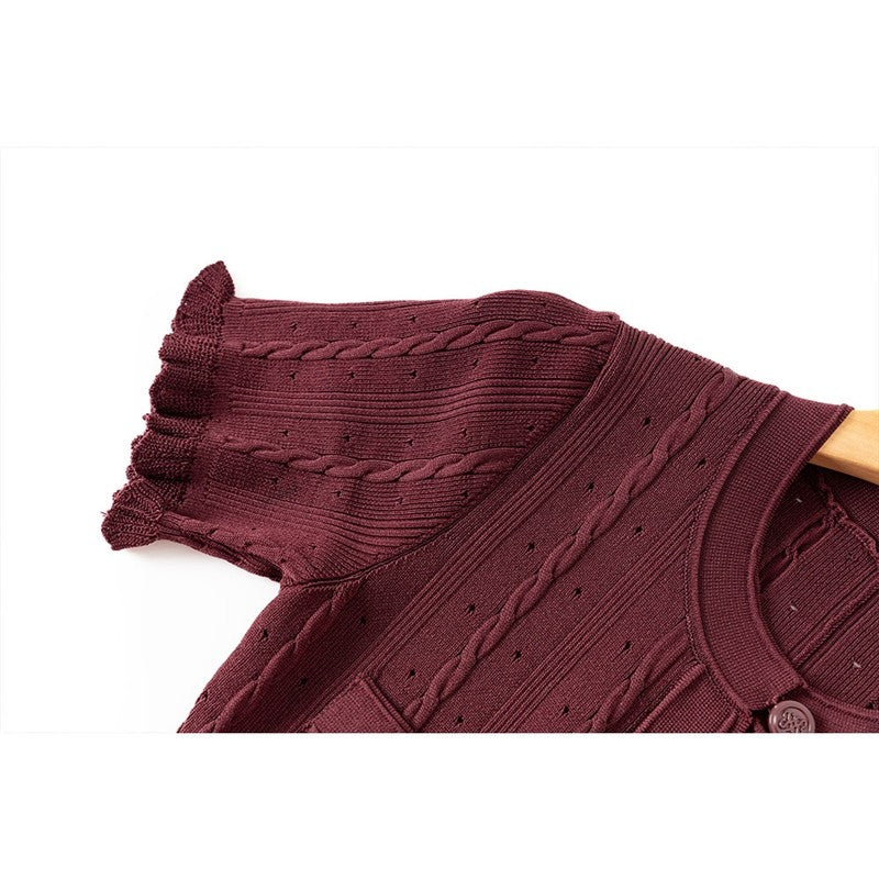 Short Sleeve Knit Dress