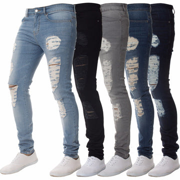 Casual Broken Holes Jeans for Men