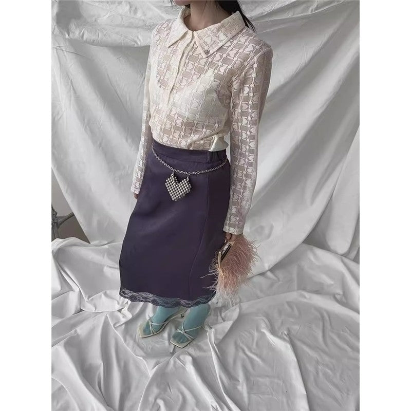 Women's Silver Bead Chain Belt For Dresses, Fashion Waist Accessory