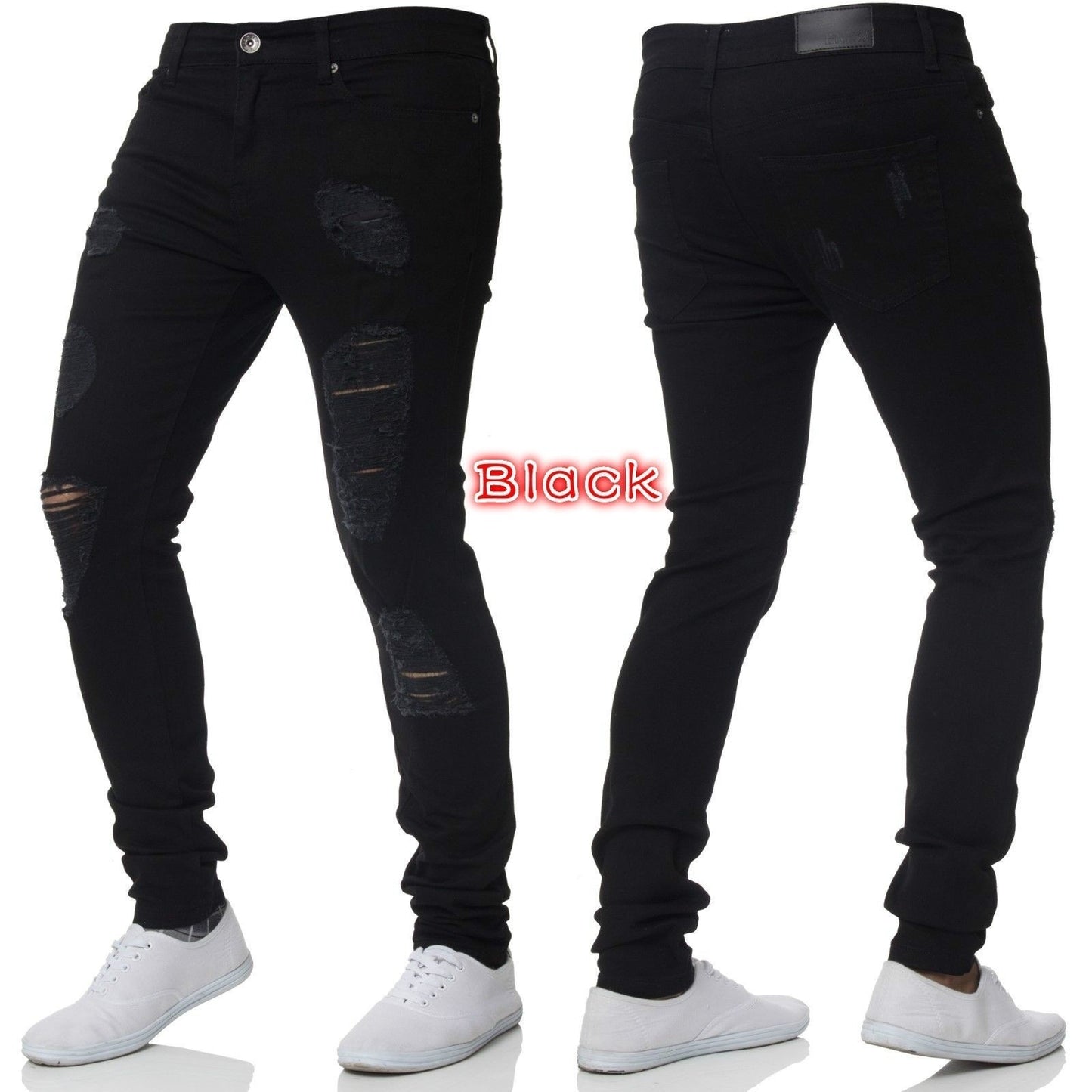 Casual Broken Holes Jeans for Men