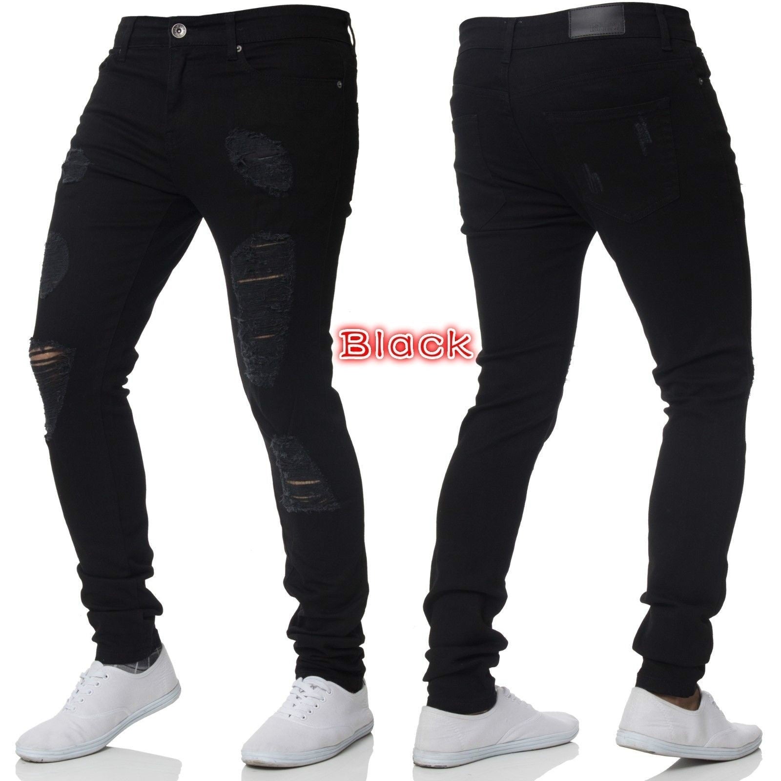 Casual Broken Holes Jeans for Men
