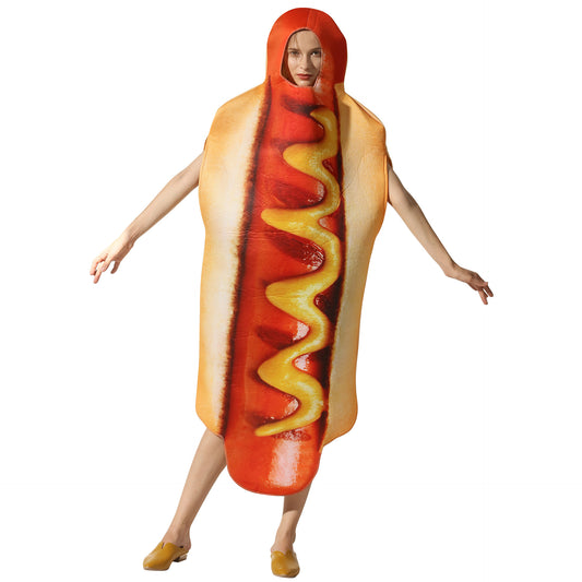 Halloween Hot Dog Cosplay Costume Jumpsuits