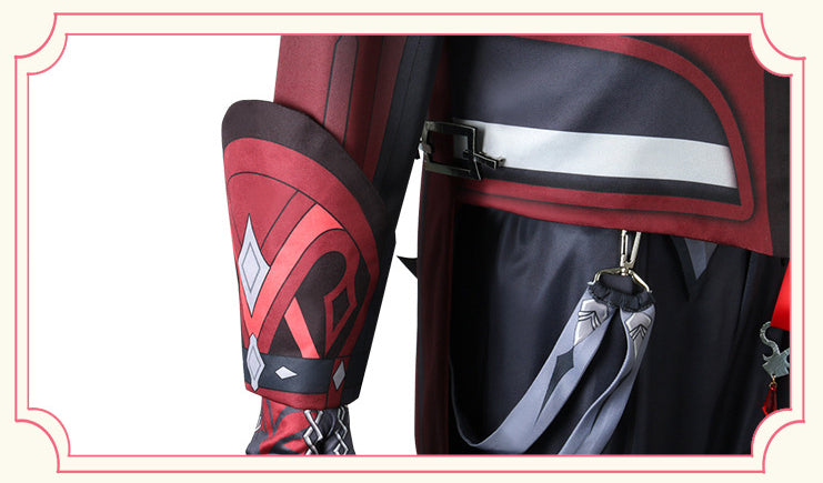 Genshin Impact Diluc Red Dead of Night Premium Edition Cosplay Costume