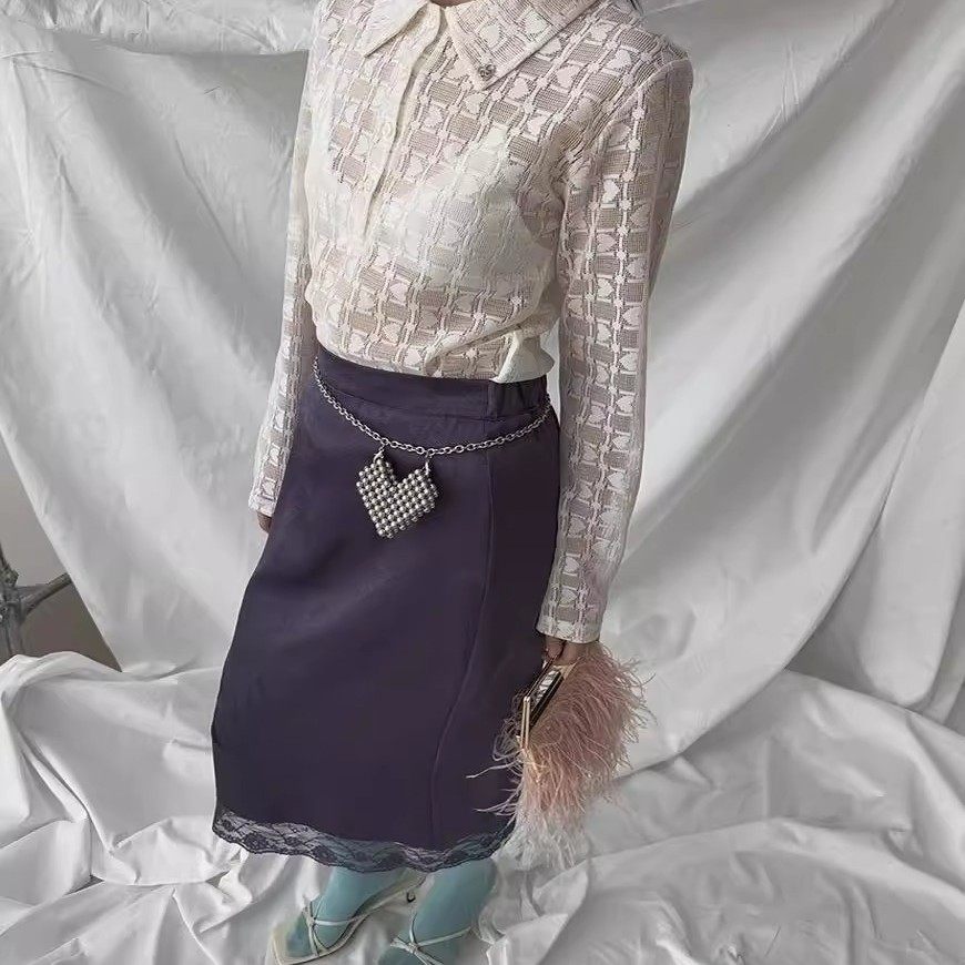 Women's Silver Bead Chain Belt For Dresses, Fashion Waist Accessory