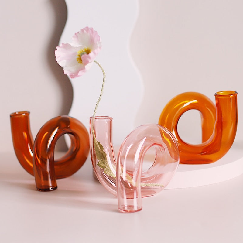 Creative candle holders Wedding decoration Candlesticks for candles nordic home decor Glass holders Living room