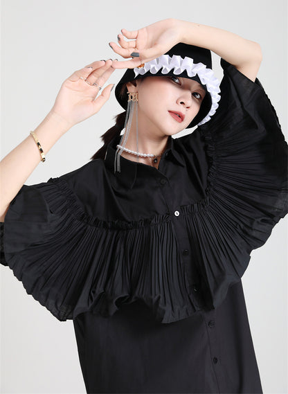 Casual Summer Irregular Designed Shirts Dresses