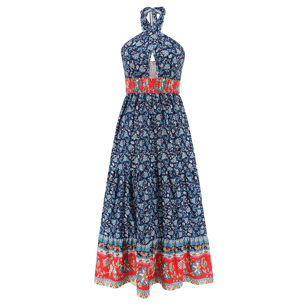 Sexy Halter Summer Bohemian Dresses