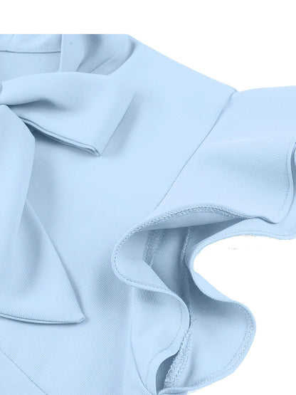 Vintage Ruffled Women Dresses