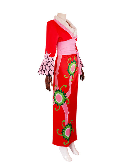One Piece Boa·Hancock Cheongsam Cosplay Costume 1403