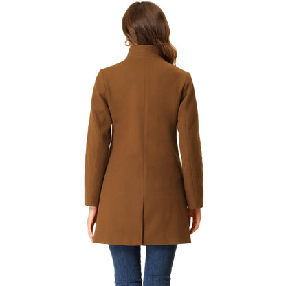 Fashion Popular Socket 3-breasted Slim-fit Women Coat