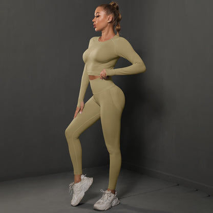 Fashion Simple Style Sports Yoga Suits for Women