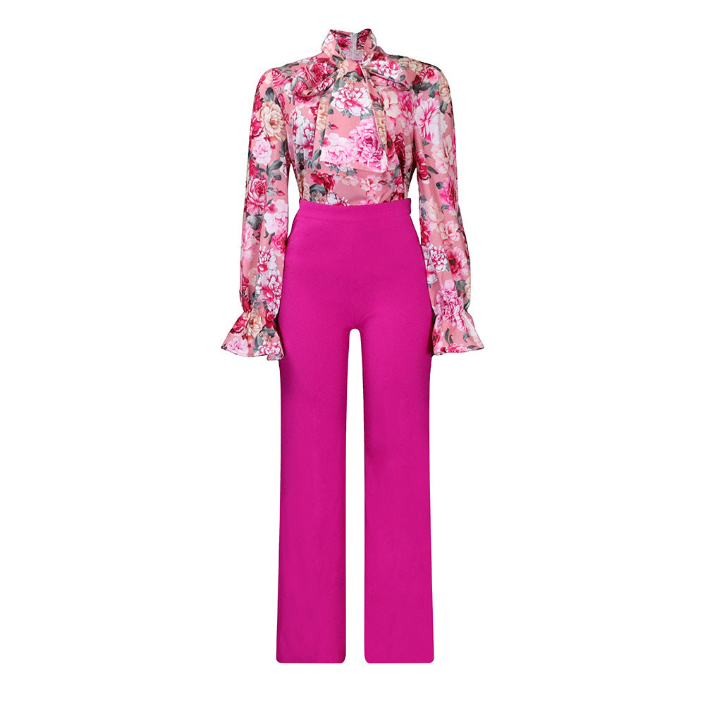 Fashion Plus Sizes Women Long Sleeves Shirts & Pants