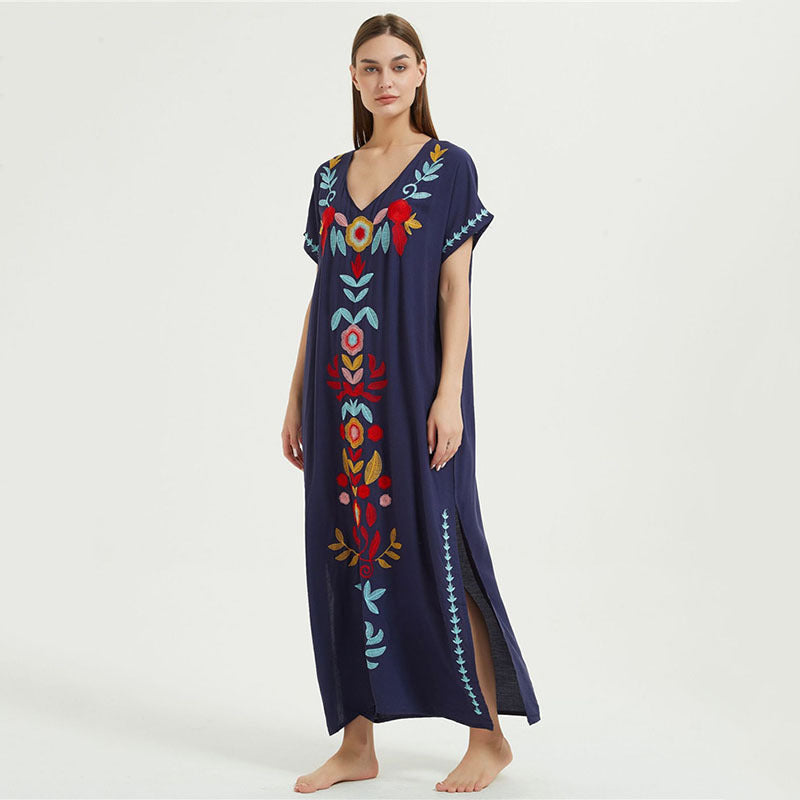 Casual Embroidery Summer Bikini Dresses