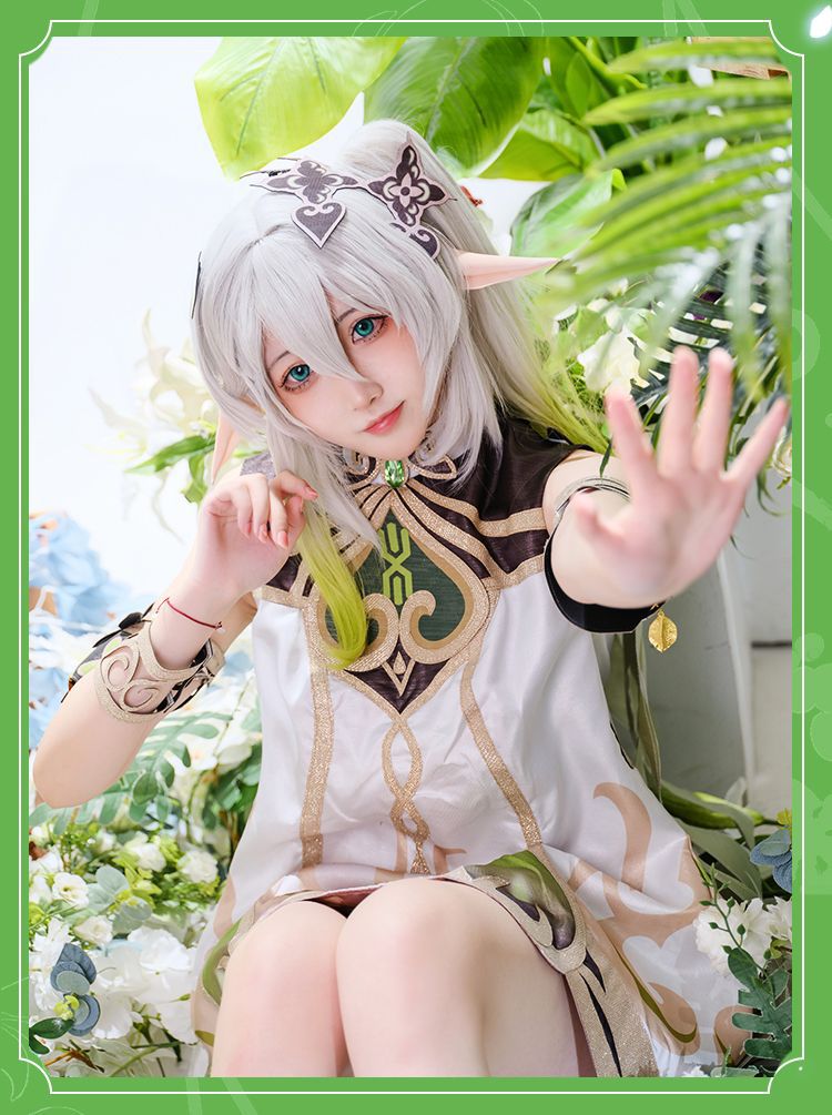 Genshin Impact Games Nahida Kusanali Cosplay Costume