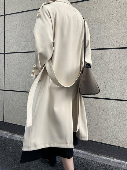 Fashion Loose Long Trench Coats for Women