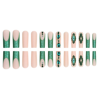 Detachable Turquoise Press on Nails