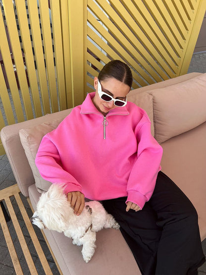 Casual Fashion Zipper Hoodies for Women
