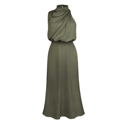 Fashion Stain Sleeveless Evening Dresses
