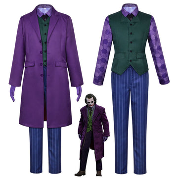 Halloween Batman The Dark Knight Joker Clown Costumes 1308