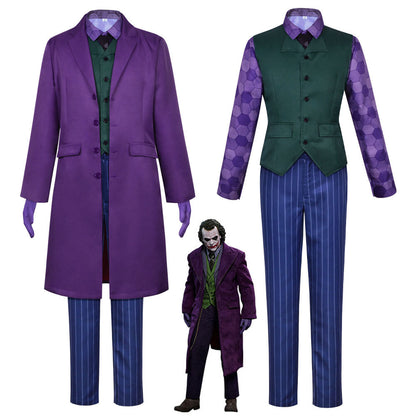 Halloween Batman The Dark Knight Joker Clown Costumes 1308