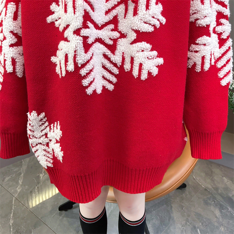 Merry Christmas Winter Knitted Hoodies Sweaters