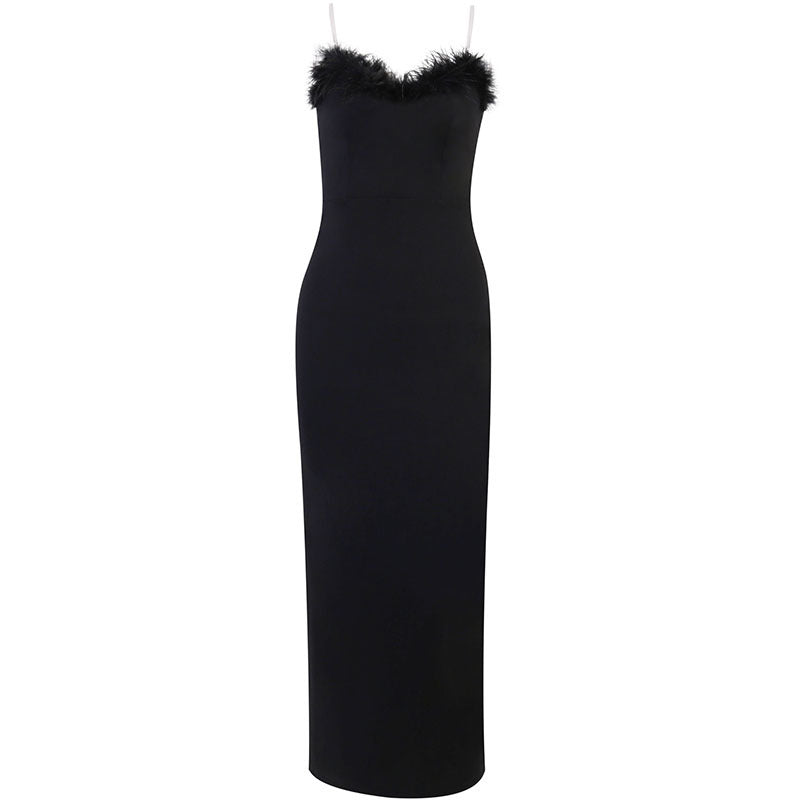 Sexy Strapless Mermaid Black Dresses